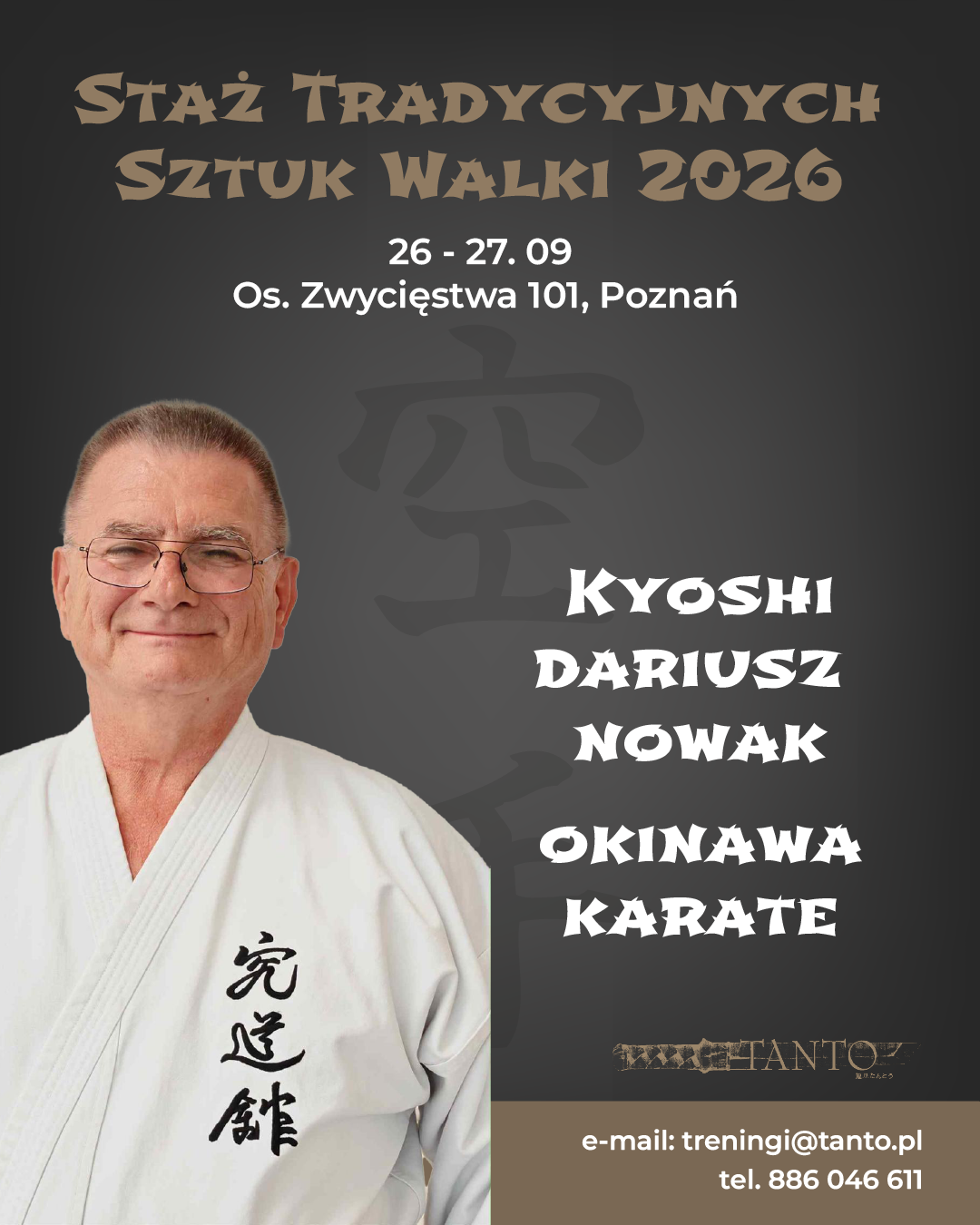 Portret: Kyoshi Dariusz Nowak