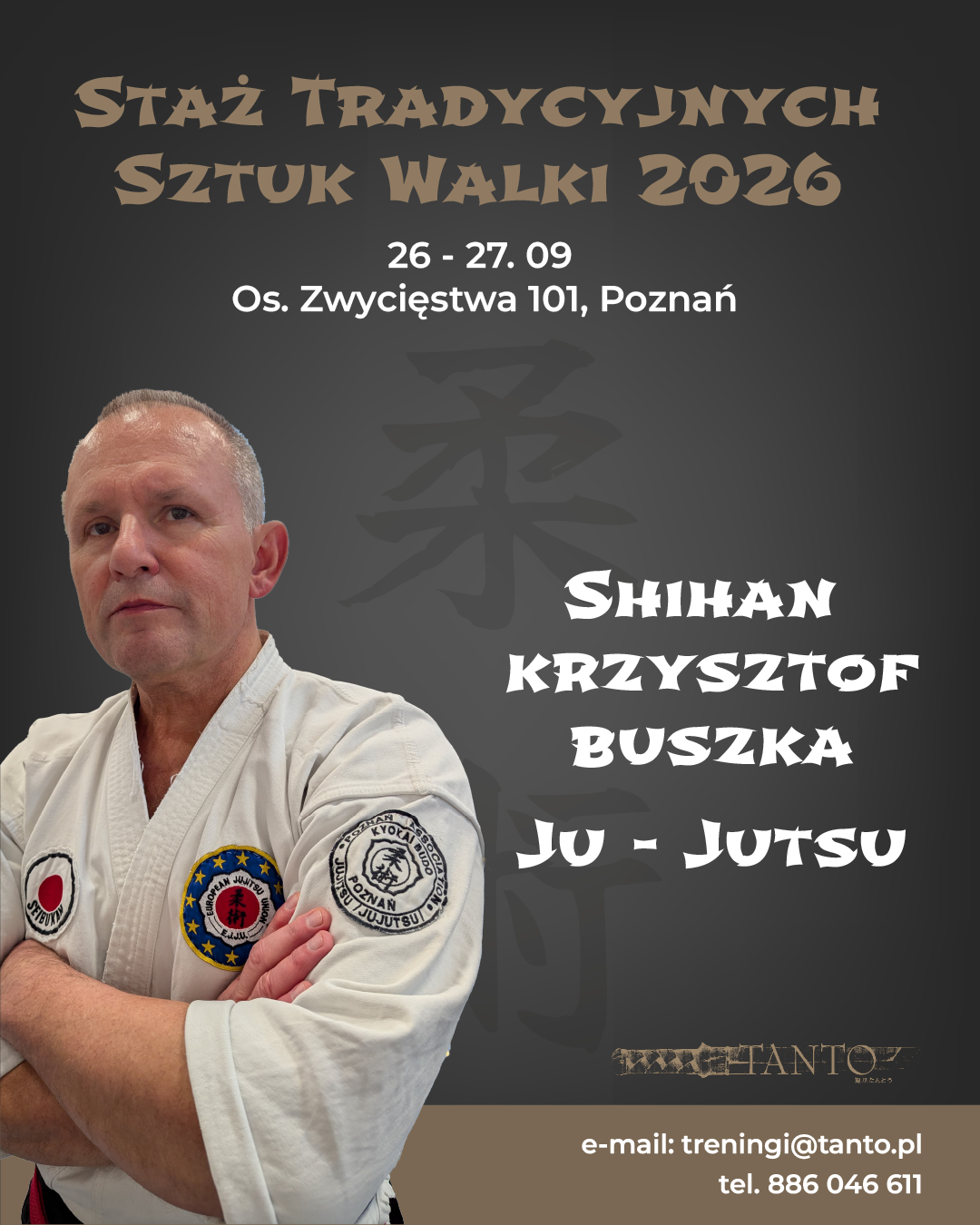 Portret: Shihan Krzysztof Buszka