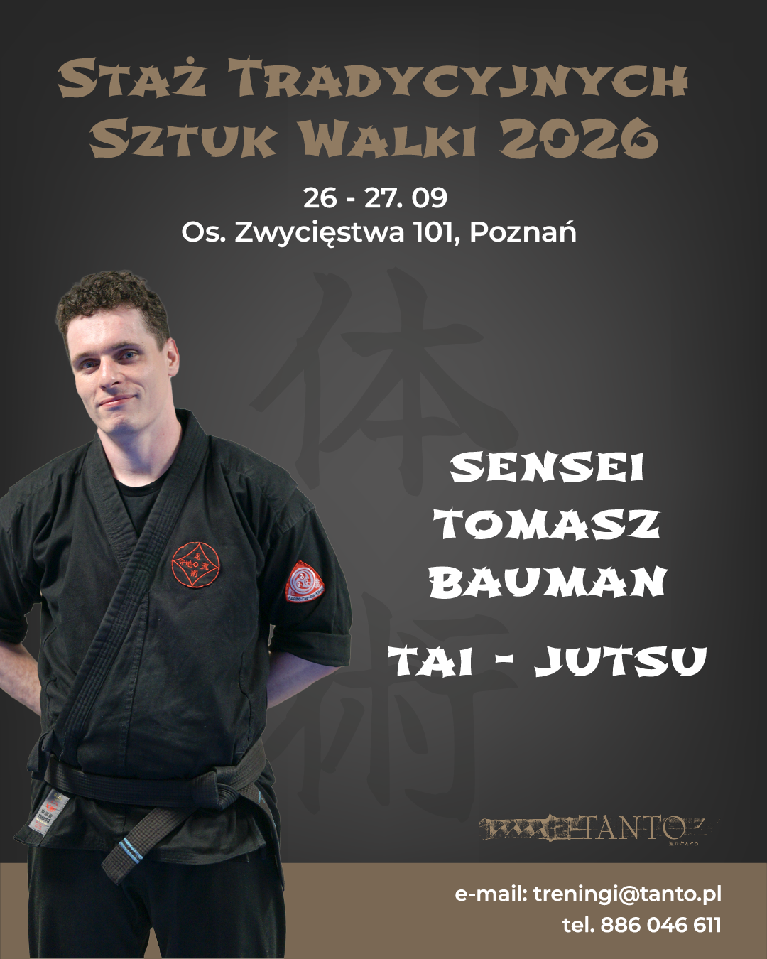 Portret: Sensei Tomasz Bauman