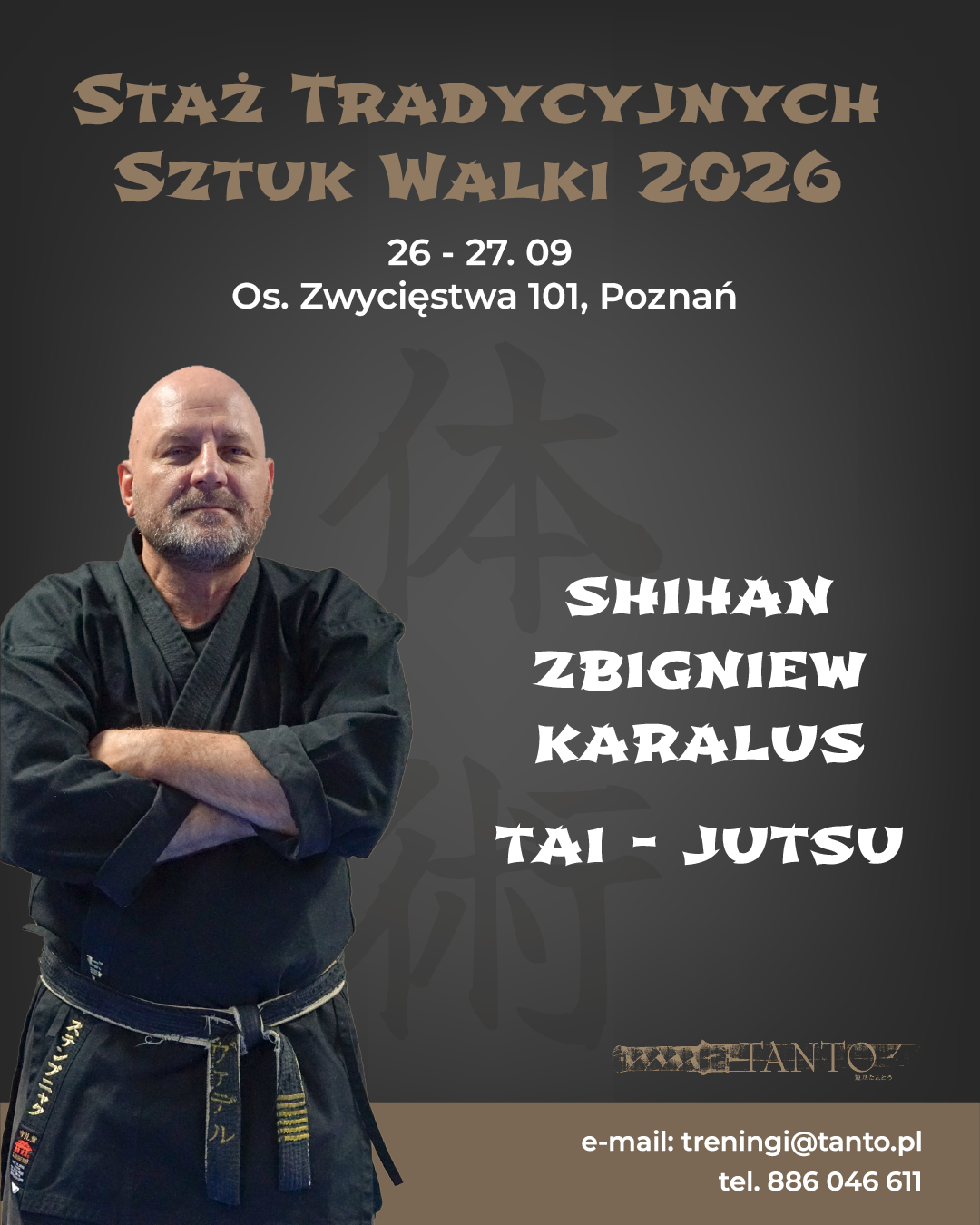 Portret: Shihan Zbigniew Karalus