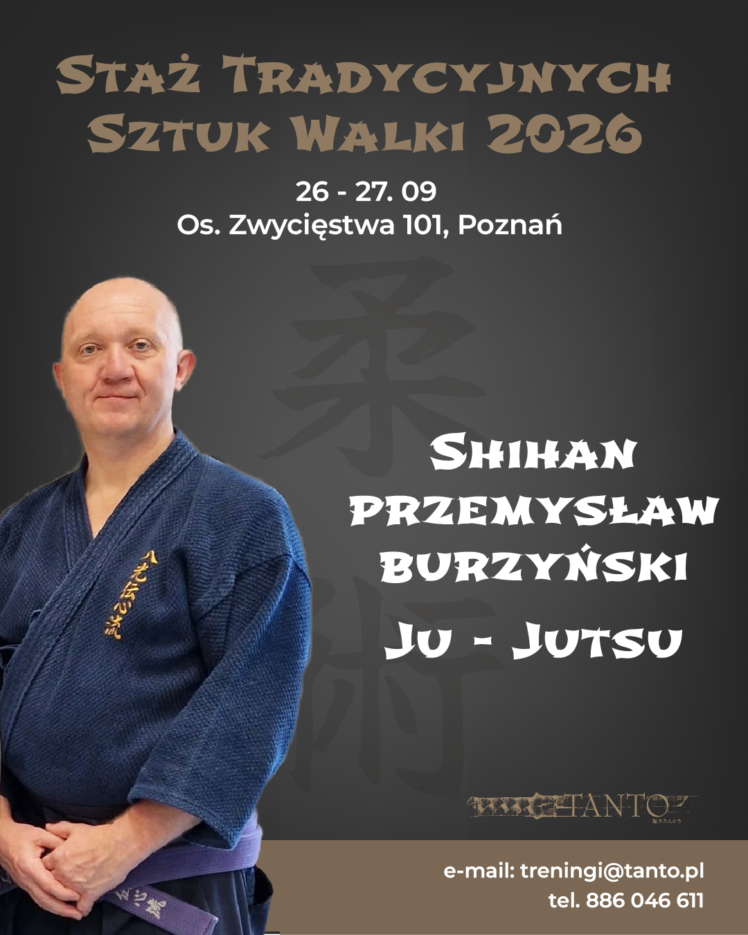 Portret: Shihan Przemysław Burzyński